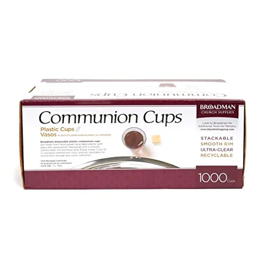 Broadman Church Supplies Plastic Communion Cups