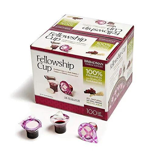 Broadman Church Supplies Fellowship Cup Juice Wafer 100