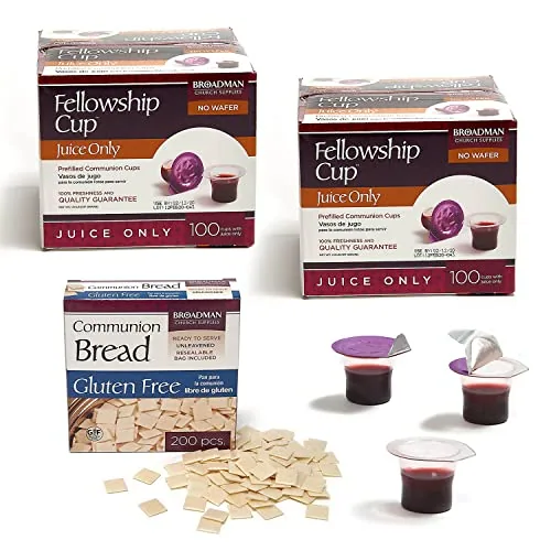 Broadman Church Supplies Fellowship Cup Gluten Free Bundle